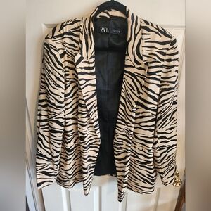 Zara Zebra Print Women's Jacket